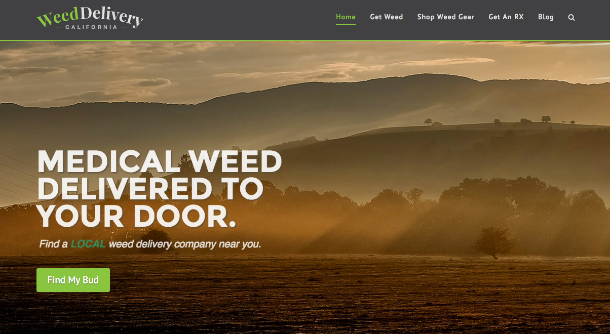 weed delivery california