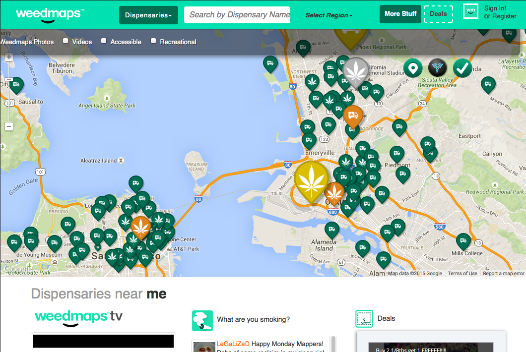 weed maps delivery